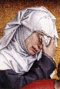 WEYDEN, Rogier van der Deposition (detail) oil painting
